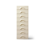 HKLIVING Chest Of 8 Drawers Cream