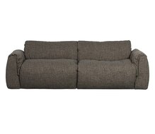WOOOD Baggy 2-zits Bank Geweven Stof Warmgrijs Melange