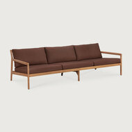 Ethnicraft Jack Outdoor 3-Zits Bank Burgundy
