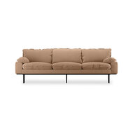 HKliving retro sofa 4 seats corduroy rib brown