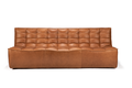 Ethnicraft N701 sofa - 3 seater leather old saddle