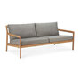 ethnicraft outdoor teak 2zits bank mocha