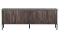 WOOOD Premium Gravure tv meubel 150 cm essen espresso
