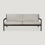 Ethnicraft  Jack Mahonie Dark Brown Bank Ivory 2 Seater
