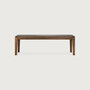 Ethnicraft Bok Bench Varnished Teak Brown 146cm