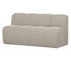 Woood Mojo Eetbankje 164cm Met Rugleuning Boucl&eacute; Beige Melange