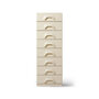 HKLIVING Chest Of 8 Drawers Cream