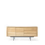 Ethnicraft shadow sideboard 2 doors black metal legs