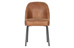 WOOOD Premium Vogue eetkamerstoel leer cognac