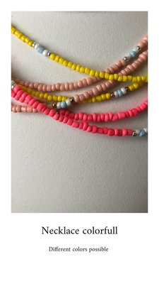Joy's Label necklace colorfull
