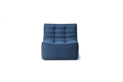 Ethnicraft N701 sofa -1 seater- Blue