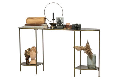 BePureHome Federal sidetable metaal antique brass