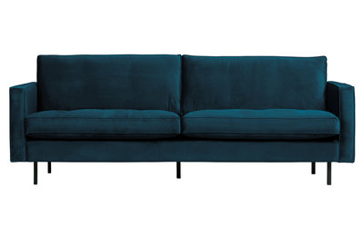 WOOOD Premium Rodeo classic bank 2,5-zits velvet blue