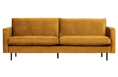 WOOOD Premium Rodeo classic bank 2,5-zits velvet oker