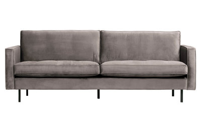WOOOD Premium Rodeo classic bank 2,5-zits velvet taupe