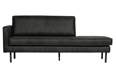 WOOOD Premium Rodeo daybed left zwart