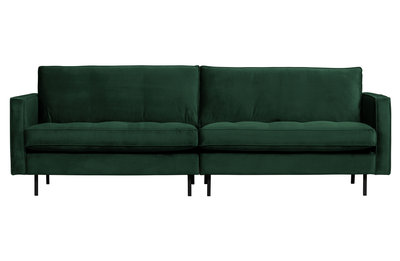 BePureHome Rodeo classic bank 3-zits velvet green forest