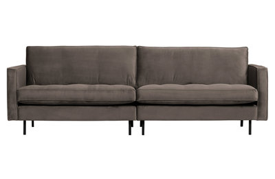 WOOOD Premium Rodeo classic bank 3-zits velvet taupe