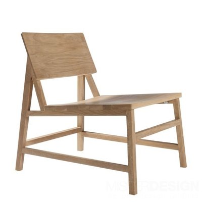 Ethnicraft N2 lounge chair oak