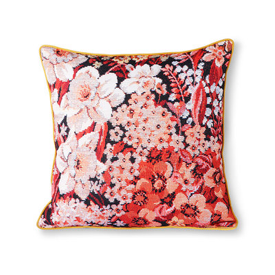 HKliving kussen bloemen geprint (50x50 cm)