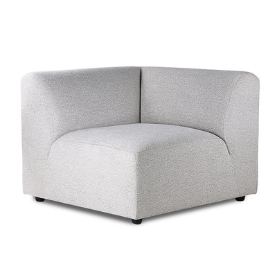 HKliving jax couch: element right, sneak, light grey