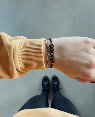 Joy's Label elastisch armbandje rebel