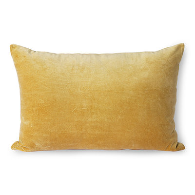 HKliving velvet cushion gold (40x60)