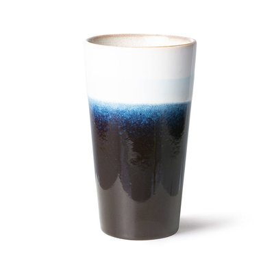 HKliving 70s ceramics: latte mug, arctic
