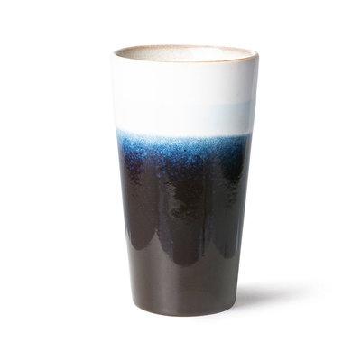 HKLIVING 70s ceramics: latte mug, arctic