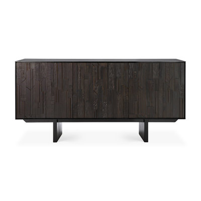 Ethnicraft Teak Mosaic 3 doors sideboard