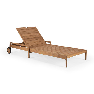 Ethnicraft outdoor teak Jack adjustable lounger