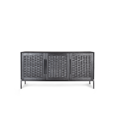 dBodhi Karma Charcoal Laag Dressoir 3 Deurs