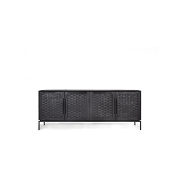 dBodhi Karma Charcoal Laag Dressoir 4 Deurs