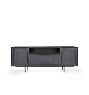 dBodhi Karma Charcoal Laag Dressoir 2 Deurs 1 Lade 1 Plank