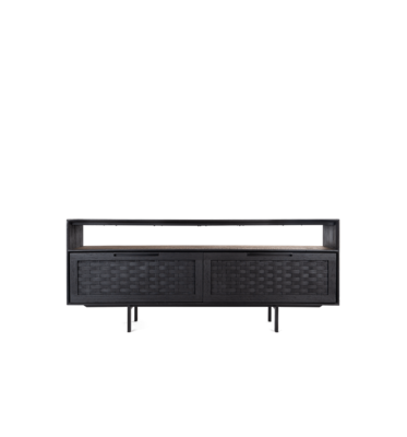 dBodhi Karma Charcoal Laag Dressoir 160 2 Lade 1 Open Plank