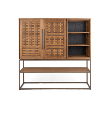 dBodhi Karma Pure Kast 2 Deuren 3 Planken 1 Open Rek