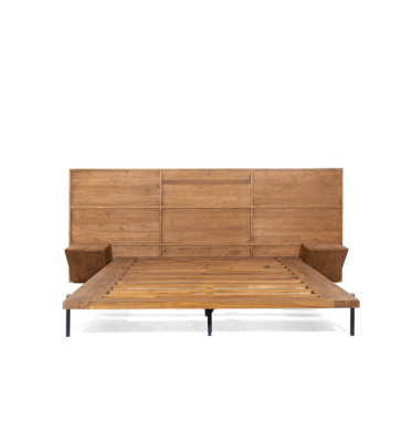 dBodhi Teak Outline Bed 190 Met Nachtkastjes