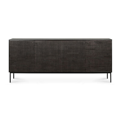 Ethnicraft teak Grooves sideboard 4 deuren