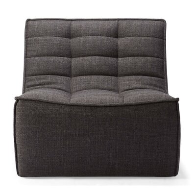 Ethnicraft N701 sofa - 1 seater - Dark grey