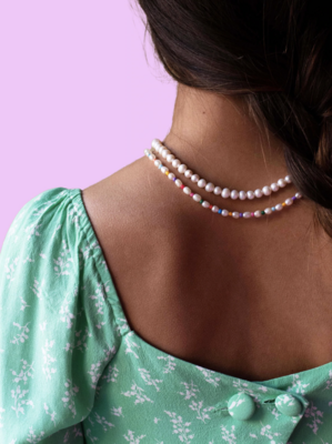 Bonnie Studios Boris Summer pearl necklace