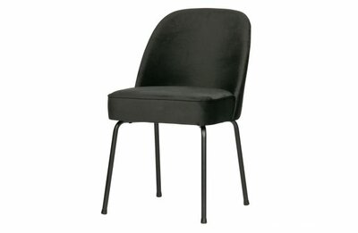 WOOOD Premium Vogue eetkamerstoel fluweel zwart