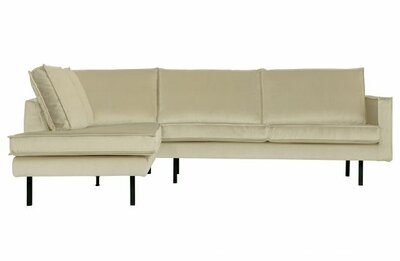 WOOOD Premium Rodeo Hoekbank Links Velvet Pistache