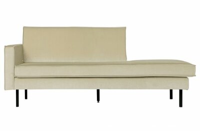 BePureHome Rodeo Daybed Left Velvet Pistache