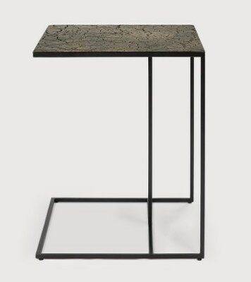 Ethnicraft Triptic side table - lava whisky