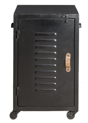 New Routz Columbus lockerkastje zwart links draaiend