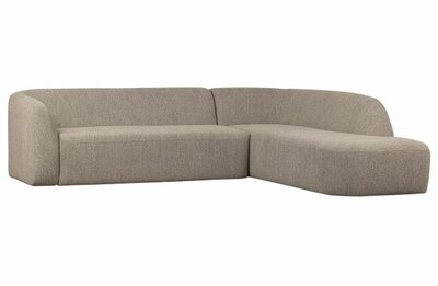 WOOOD Premium Sloping Hoekbank Rechts Naturel Melange