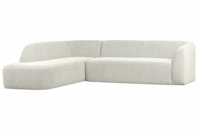 WOOOD Premium Sloping Hoekbank Links Pearl Melange
