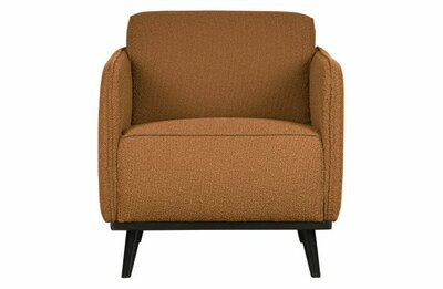 BePureHome Statement Fauteuil Met Arm Boucle Butter
