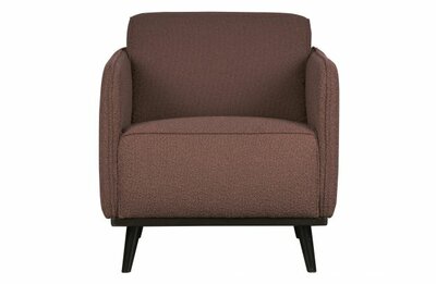 WOOOD Premium Statement Fauteuil Met Arm BoucLÈ Coffee