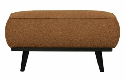WOOOD Premium Statement Hocker Boucle Butter